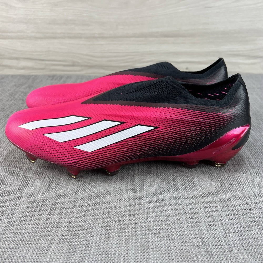 Adidas X Speedportal + FG Black Pink Soccer Cleats GZ5126 Men's 6 / Women's 7 - Picture 2 of 13